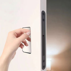 No-<span class=keywords><strong>Ha</strong></span> oculto incorporado negro sin llave dormitorio secreto de un solo lado cerradura secreta al ras Invisible tirador de puerta oculta de madera - Product Image 1