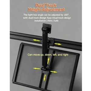 Boîte à lumière LED pour publicité lumineuse, angle réglable et tige télescopique pour affichage de menu de restaurant, Caja De Luz Publicidad - Product Image 5