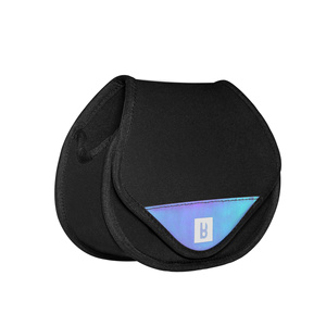 Booms Fishing RC3 y Bolsa para Carrete de Pesca, Funda Protectora Portátil de Neopreno Impermeable Negra de Una Sola Capa - Product Image 1