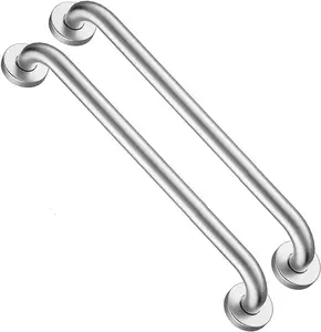 Custom ADA Grab Bar 304 Stainless Steel Handrail Support 500 LBS Bathtub Rails Bathroom Safety Handrail For Elderly