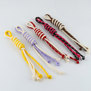 Ins Style Trendy Color-Block Design Nylon Dragonne Original Tissé à la main Accessoire de mode Sac Pendentif - Product Image 4