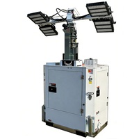 6kW 9m 355 Grad Drehbarer Lichtturm Dieselgenerator Mobil für den Bergbau