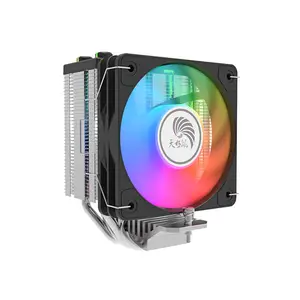 OEM Your Brand 10cm 4 Heatpipe CPU Fan Cooler Air Cooling ARGB PC Fan PC Heatsink RGB Fan Cooler CPU J8 With ARGB Top Cover