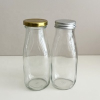 Creamer Bottle Vintage Water Drinking Bottle Date Milk Shake avec 44 mm Twist Lug Cap pour Smoothies Cold Brew