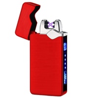 USB Rechargeable Plasma Métal Coupe-Vent Gravé Briquet Style Moderne Unique Super Nouveau Design pour Cigarettes ou Cadeaux