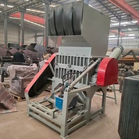 Broyeur de plastique robuste pour déchets PP PE PET, déchiqueteuse de bouteilles, équipement de granulation et de recyclage de déchets plastiques