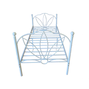 Lit simple <span class=keywords><strong>En</strong></span> stock prix bas <span class=keywords><strong>Fer</strong></span> métal chambre à coucher simple métal cadre de lit simple pour adultes - Product Image 1