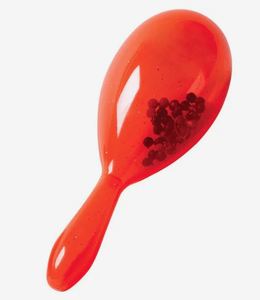 Instrumentos de percusión promocionales Juguete Plástico Maracas Rojo Maraca Shaker Translúcido Maracas - Product Image 2
