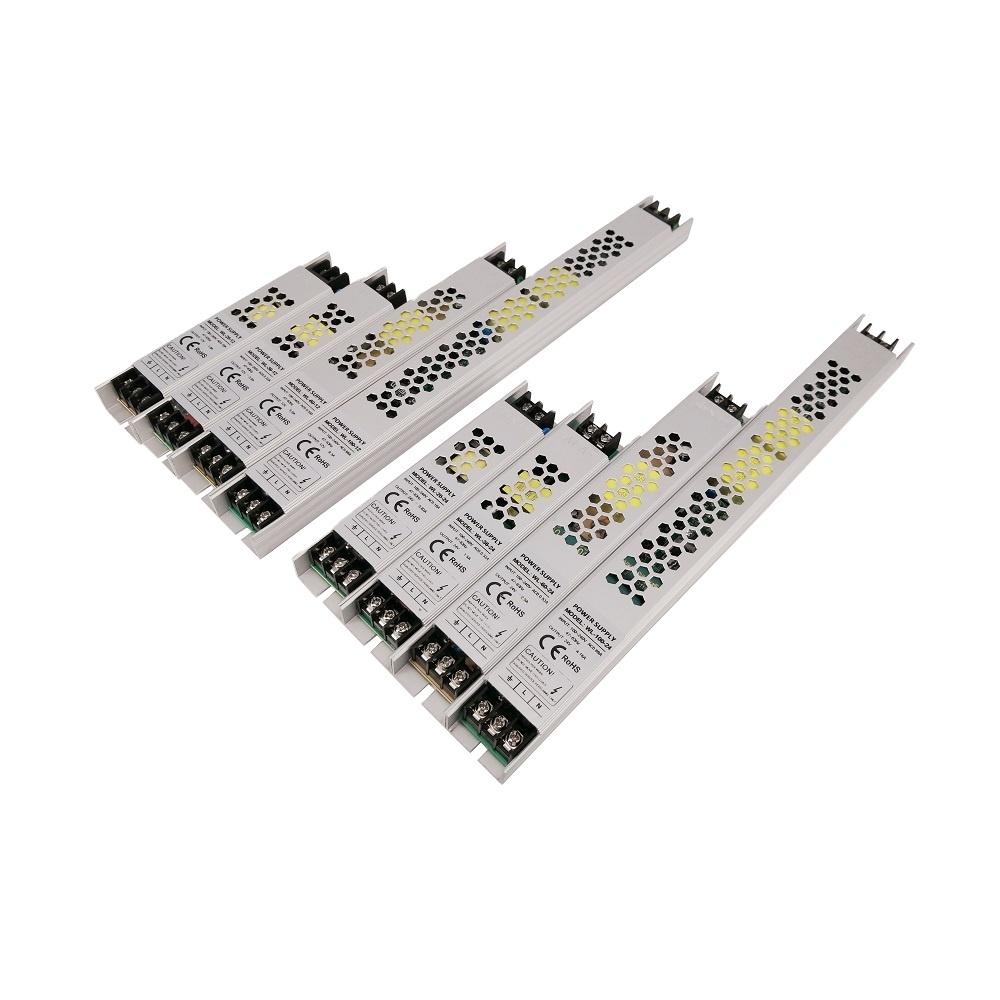 20W 36W 60W 100W 12VDC 24V 19mm Ultra Thin 220V AC to DC Constant Voltage Switch Model Power Supply