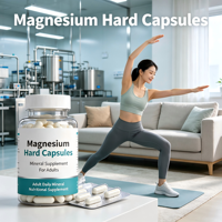Revitalisez votre corps avec des capsules dures de magnésium pur végétaliennes/sans gélatine, sans sucre, 5g