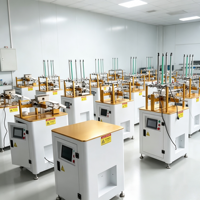 Machine automatique de pliage de boîtes HC600 220V, équipement de formage de papier haute vitesse pour l'emballage