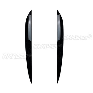 2 pièces de garnitures de phares de voiture pour Volkswagen Touareg 2010-2018, autocollants de phares, garnitures de phares - Product Image 2