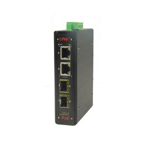 Bộ Chuyển Đổi Ethernet PoE Công Nghiệp 4 Cổng 10 100 1000M Gigabit Cho Camera Ip - Product Image 2