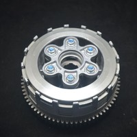 Ensemble d'embrayage pour moto à trois roues, vente en gros, pièces de moteur CG150 refroidi par eau, élargi 6 colonnes 6p, ensemble tambour latéral