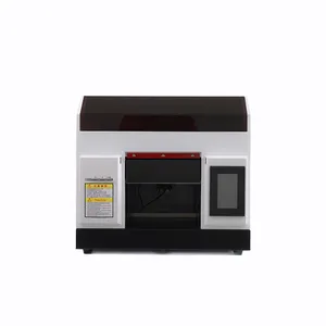 뜨거운 판매 A4 크기 uv 평판 프린터 고품질 작은 포맷 나무 금속 프린터 멀티 컬러 인쇄 기계
