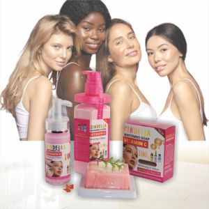 Wholesale Rose White Skin Essence Lotion Luxurious Glass Pump
