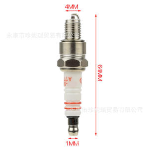 Bougie d'allumage A7tc pour scooter tout-terrain, moto tout-terrain, GY6 50 70 110 150Cc, pièce de rechange en métal - Product Image 2