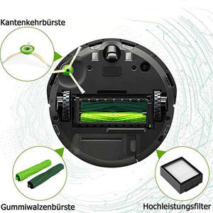 Brosses en caoutchouc multi-surfaces de rechange pour IRobot pour aspirateur <span class=keywords><strong>Roomba</strong></span> <span class=keywords><strong>I7</strong></span>/<span class=keywords><strong>i7</strong></span> + <span class=keywords><strong>I7</strong></span> <span class=keywords><strong>Plus</strong></span> E5 E6 pour usage domestique - Product Image 4