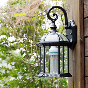 ETL APPROVE Vintage Wall <strong>Lantern</strong> Outdoor Innovative Gardening Products Waterproof Antique <strong>Brass</strong> Wall Sconce - Product Image 3
