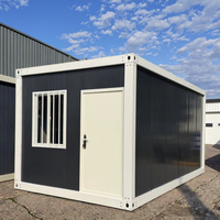 Maison conteneur détachable en acier durable, moderne, modulaire, personnalisée en usine, pour bureaux, entrepôts, maisons, 40 pieds