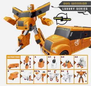 Tự Làm Lắp Ráp Hợp Kim Xe Buýt 3 Trong 1 Biến Đổi Biến Đổi Biến Đổi <span class=keywords><strong>Robot</strong></span> Bé Trai Đồ Chơi Biến Đổi <span class=keywords><strong>Robot</strong></span> Cho Trẻ Em - Product Image 3