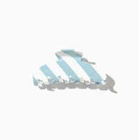 Pince à cheveux ovale en acétate faite à la main, grande pince requin, peigne à cheveux pour chignon, imprimé léopard, accessoire capillaire pour femme