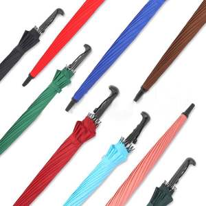 Parapluie de golf classique droit de haute qualité, résistant au vent, en fibre de carbone, promotionnel, avec logo imprimé - Product Image 6