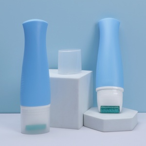 50ml <b>Squeeze</b> Plastic Easy to Hold <b>Bottle</b> with Roller Empty Cosmetic Packaging for Body Lotion Face Wash Eye Cream for Skin Care - Product Image 1