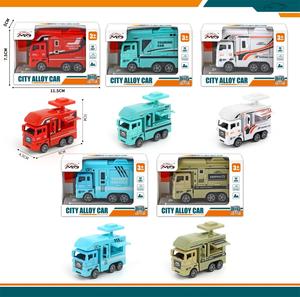 Remorque de voyage en alliage léger Camper RV Die-cast Caravan Pull Back Touring Car - Product Image 4