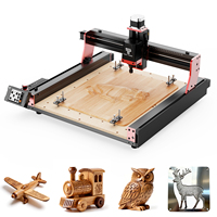 TWOTREES TTC450Pro Machine de Gravure et Découpe Laser CNC pour Bois, Pré-Assemblée à 60%, Taille de Travail 460x460mm