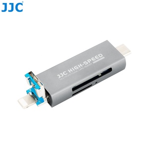 Jjc <span class=keywords><strong>SD</strong></span> Đầu đọc thẻ OTG cho điện thoại thông minh IOS sét Android Type-C USB 3.0 tốc độ cao 3-trong 1 đầu đọc thẻ - Product Image 4