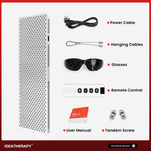 IDEATHERAPY 3600W sistem kontrol aplikasi berdiri, penggunaan rumah seluruh tubuh 8 gelombang inframerah lampu merah terapi kasur pereda nyeri colokan AS - Product Image 3