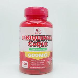 DUOZI Ubiquinol CoQ10 600mg Capsule molle Complément alimentaire pour la santé cardiaque Antioxydant et stimulant énergétique - Product Image 5