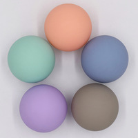 Pelota de Silicona para Fitness y Lacrosse, Liberación Miofascial, para Puntos de Gatillo, Relajación Muscular Profunda para Músculos Adoloridos y Hombros