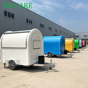WECARE Street Foodtruck Vending Boba Tea Coffee Smoothie Juice Bar Ice Cream Food Truck Mobile Hot Dog Chariot à café Remorque - Product Image 5