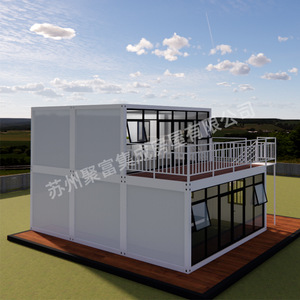Contenedor habitable Sunshine Room de doble capa, tipo casa integrada, con sala de estar, en formato de cartón, para puntos turísticos, móvil - Product Image 2