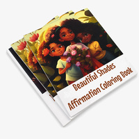 Livre de coloriage personnalisé pour enfants, reliure parfaite, thème Princesse Royale, reliure collée, papier épais compatible crayons, livre d'activités pour filles, vente en gros