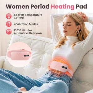 Cinturón uterino cálido con carga USB, compresa caliente menstrual Wonder, masaje cálido y vibratorio, cinturón uterino cálido. - Product Image 2
