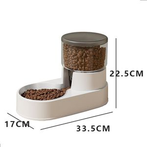 Pet Water <b>Feeder</b> With Double Bowl Anti-Tip For Small Dogs And <b>Cats</b> Automatic Drinking Stable Design - Product Image 5