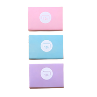 Mini agrafeuse manuelle portable et adorable en métal et plastique, porte-clés, accessoire de bureau