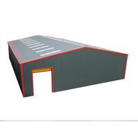 Bâtiment en structure légère en acier, kits de bâtiments préfabriqués en métal avec services de soudage, de découpe et de pliage pour atelier et entrepôt