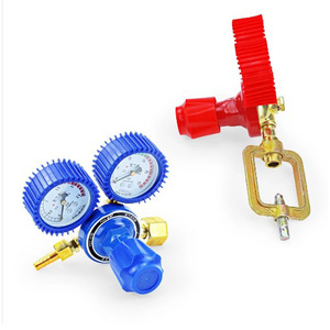 Manómetro de Argón de Doble Tubo con Manómetros de Oxígeno, Acetileno y Dióxido de Carbono y Reguladores de Presión, Válvulas Reductoras de Oxígeno y Acetileno - Product Image 5