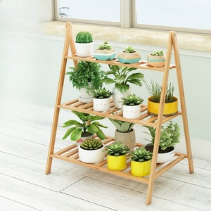 Vườn Nguồn Hiện Đại Hai Lớp Tre Hình Thang Hoa Nồi Đứng-Hiển Thị Đứng - Product Image 3