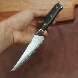 Cuchillo <span class=keywords><strong>para</strong></span> <span class=keywords><strong>Carne</strong></span> WAIKIN AUS-10, Acero <span class=keywords><strong>de</strong></span> Damasco, Mango G10, 4.5 Pulgadas, 60 HRC, Ambidiestro, <span class=keywords><strong>para</strong></span> Cocina, con Caja <span class=keywords><strong>de</strong></span> Regalo - Product Image 3