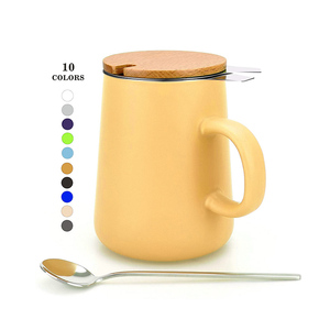 Faible QUANTITÉ MINIMALE DE COMMANDE Personnalisé Logo Couleur Fabrication Professionnelle <span class=keywords><strong>Café</strong></span> Thé Infuser Tasses En Acier Inoxydable Avec Poignée - Product Image 6