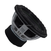 Haut-parleur subwoofer audio de voiture 15 pouces grande puissance 3000W RMS double bobine 12V DC carbone et papier cône matériel 500W"
