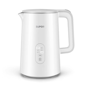 Bouilloire électrique Supor 1,5 L en acier inoxydable avec contrôle intelligent de la température, fonction maintien au chaud, bouilloire multifonctionnelle pour la maison - Product Image 1
