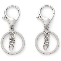 Mosquetones, Ganchos, Clips de liberación rápida, Anillo plano para llavero, 8 Mosquetones giratorios, Clips de gancho para mosquetones giratorios, Anillos para llaves