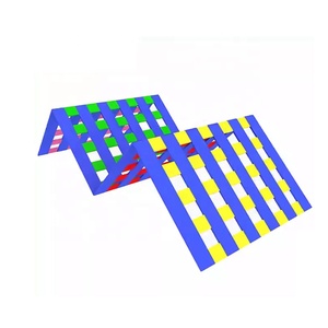 Accessoires de château vilain pour aire de jeux intérieure filet de plate-forme tube de sangle de sécurité filet d'escalade de pont à planche unique pour - Product Image 1