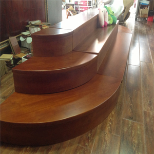Marches d'escalier en bois <span class=keywords><strong>de</strong></span> cerisier brésilien <span class=keywords><strong>de</strong></span> l'usine <span class=keywords><strong>de</strong></span> Foshan - Product Image 4